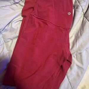 size 8 lulu leggings never worn
